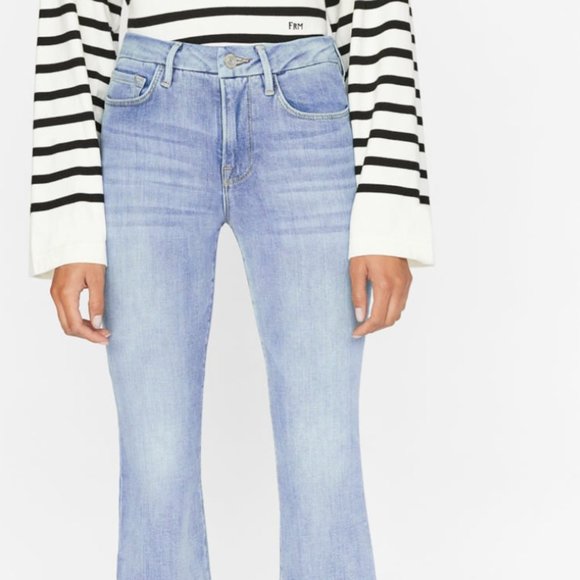 Frame Denim “Le Crop Mini Boot” Jeans - Picture 2 of 5